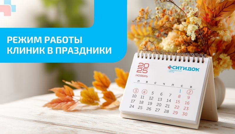 График работы МЦ СИТИДОК в ноябрьские праздники